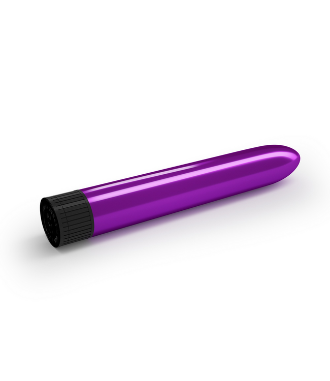 Crushious Crushious Beginnen Met Slanke Metalen Vibrator Paars – Instelbare Vibraties