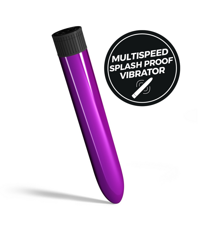 Crushious Classic Vibe Purple - Beginner's Slim Vibrator by Crushious