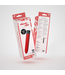 Crushious Classic Vibe Red: Elegant Beginner's Metal Vibrator with Adjustable Vibrations