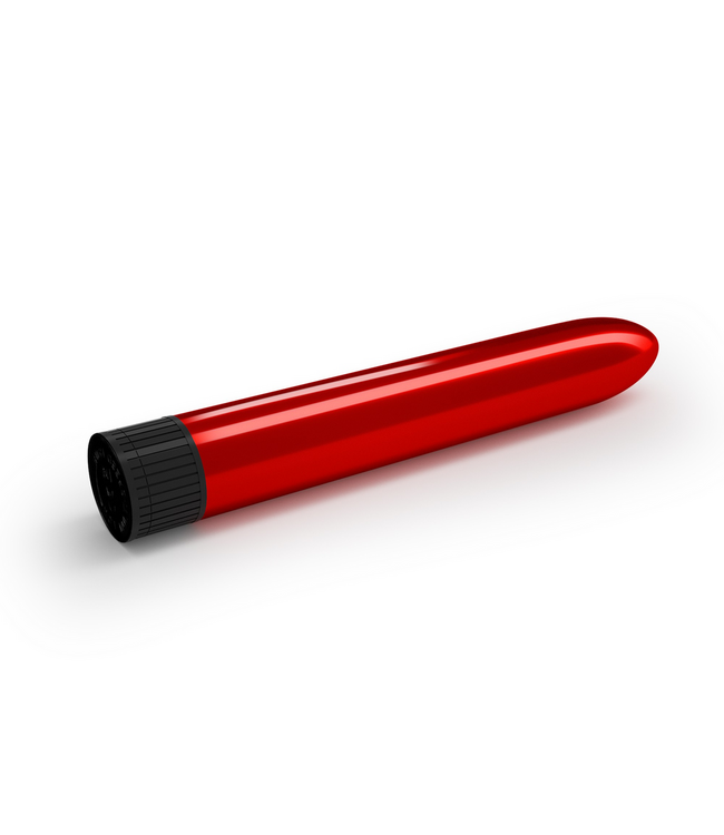 Crushious Classic Vibe Red: Elegant Beginner's Metal Vibrator with Adjustable Vibrations