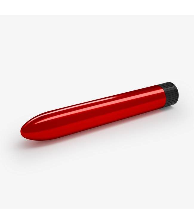 Crushious Slanke Metalen Vibrator Rood Voor Beginners Met Verstelbare Vibraties