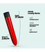 Crushious Slanke Metalen Vibrator Rood Voor Beginners Met Verstelbare Vibraties