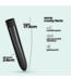 Crushious Classic Vibe Black Vibrator - Stylish, Slim & Adjustable Pleasure