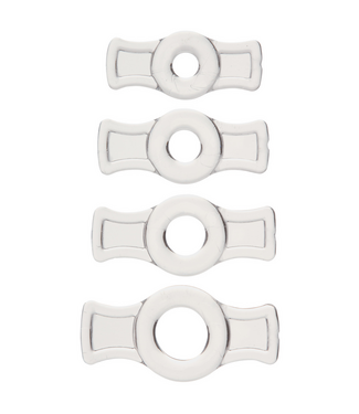 Doc Johnson TitanMen Tools Flexibele Cockring Set Met Grijplipjes En Ftalatenvrij Materiaal