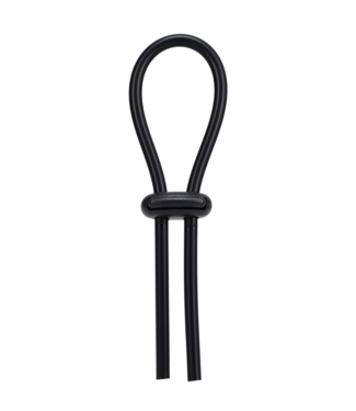 Doc Johnson Doc Johnson Cockstrap Met Secur-Lok Verstelbaar Siliconen Koord Zwart