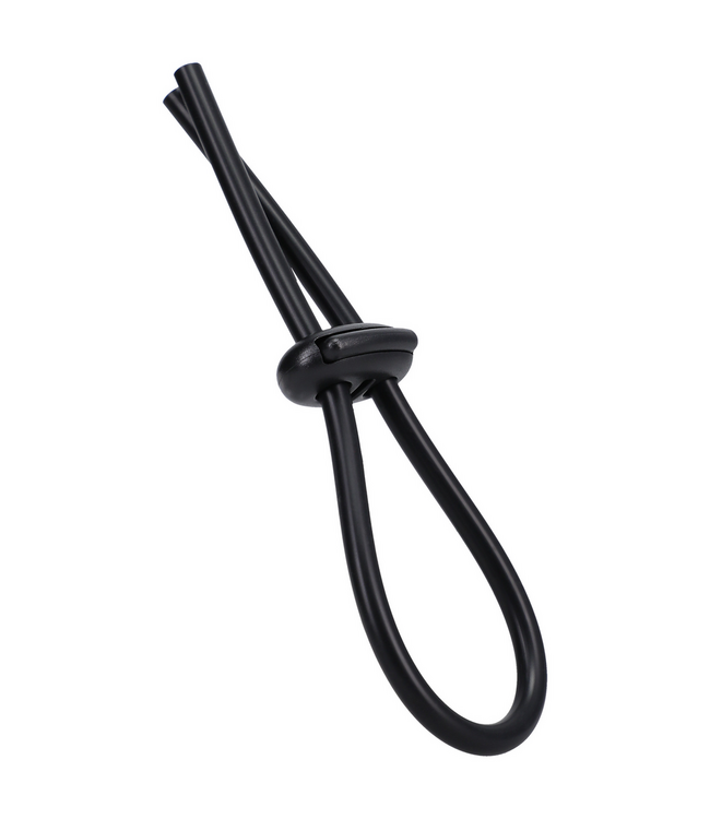 Doc Johnson Lasso Double Lock Cockstrap - Adjustable Silicone, Durable Comfort