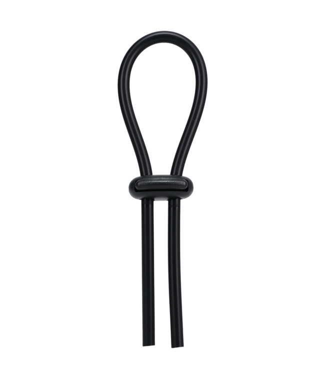 Doc Johnson Doc Johnson Cockstrap Met Secur-Lok Verstelbaar Siliconen Koord Zwart