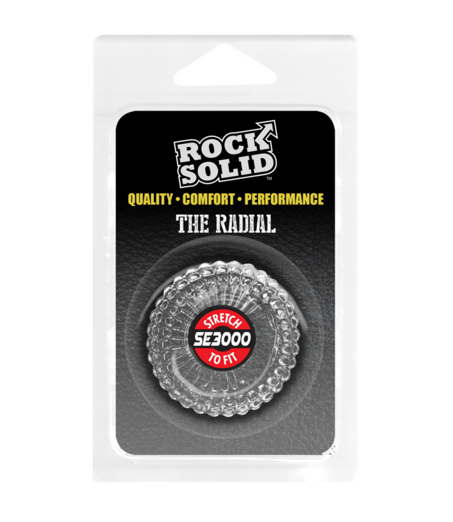 Doc Johnson Rock Solid TPE Cockring Met Complexe Textuur Voor Versterkte Erecties
