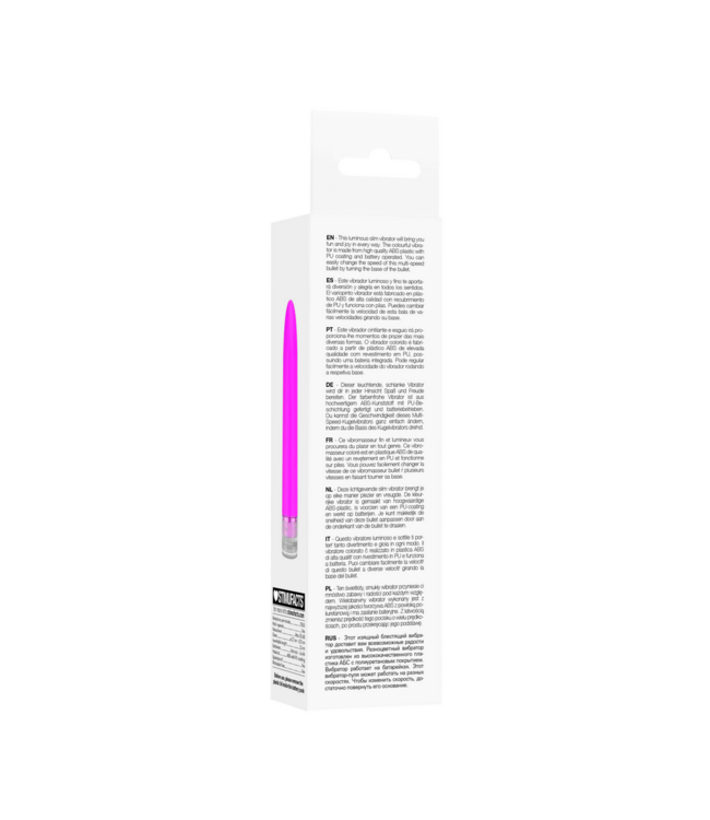 Luminous by Shots Luminous By Shots Roze Compacte Vibrator Met Draaibare Snelheidsregeling