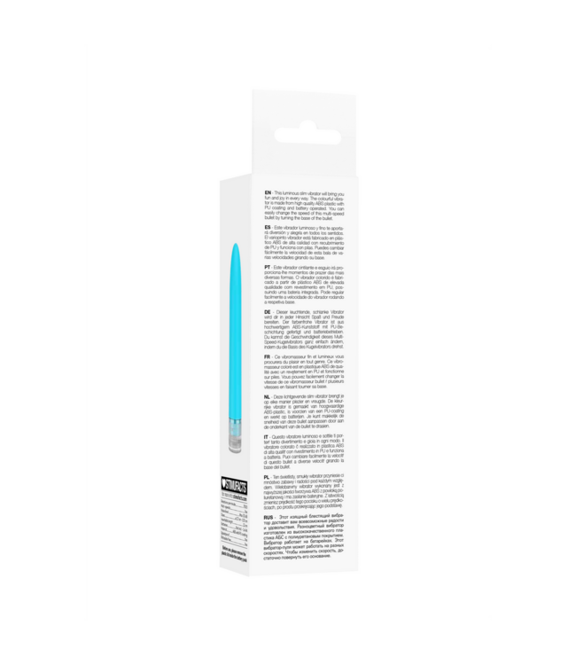 Luminous by Shots Luminous Bullet Vibrator | Compacte Turkooizen ABS Vibrator Met Verstelbare Snelheid