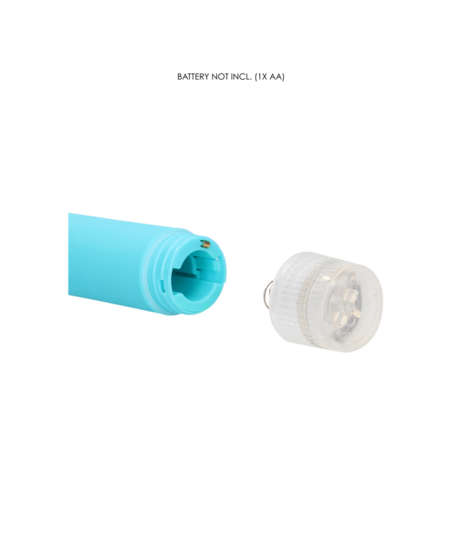 Luminous by Shots Luminous Bullet Vibrator | Compacte Turkooizen ABS Vibrator Met Verstelbare Snelheid