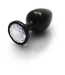 Ouch! Edelstein-Buttplug aus Aluminium 8 cm – edel und stimulierend