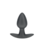 Ouch! Ouch! Silicone Anal Plug 2,7 cm Zwart – Compacte Stijlvolle Beginnersplug