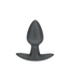 Ouch! Weicher Silikon-Analplug 2,6 cm – Stilvoll in Gunmetal Metallic