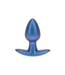 Ouch! Siliconen Kleine Anale Plug 6,5 cm - Metallic Blauw Ouch! by Shots
