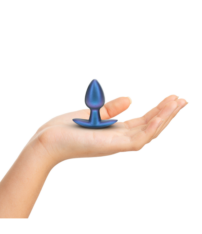 Ouch! Siliconen Kleine Anale Plug 6,5 cm - Metallic Blauw Ouch! by Shots
