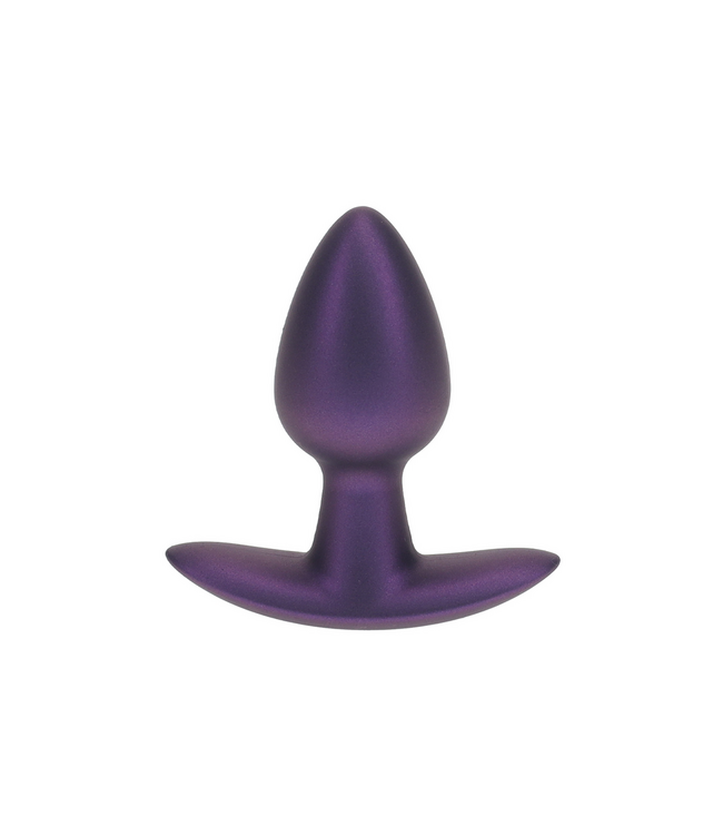 Ouch! Silicone Anal Plug 6,5 cm – Compact Paars Metallic Beginner Model