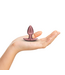 Ouch! Weicher Silikon-Analplug 6,5 cm Roségold – Stilvoller Genuss