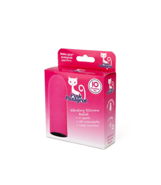 Pink Pussycat Diskreter Silikon-Bullet Vibrator | 10 Vibrationsmodi, USB-aufladbar