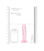RealRock Transparante RealRock Dildo Met Zuignap 14,5 cm - Ftalatenvrij & Veilig