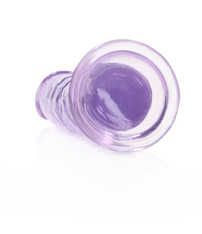 RealRock RealRock Kristallklarer Dildo 15,5 x 4,9 cm – Saugnapfbasis, phthalatfrei