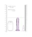 RealRock RealRock Crystal Clear Dildo 15.5cm with Suction Cup - Body Safe Pleasure