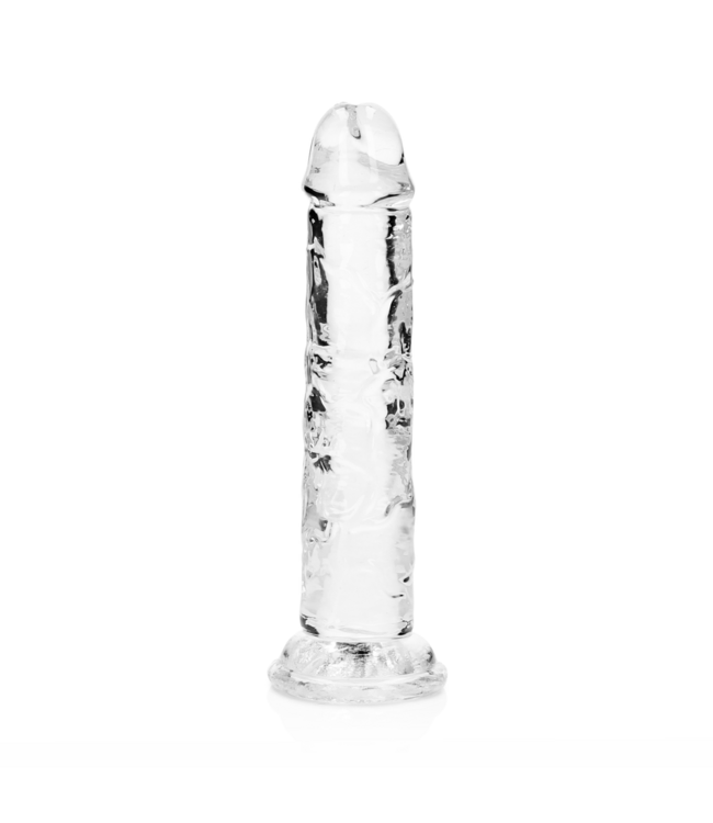 RealRock Transparante RealRock Dildo Met Zuignap 14,5 cm Ftalatenvrij Veilig Gebruik