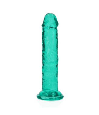 RealRock Turquoise 14.5 cm Flexible Suction Cup Dildo for Ultimate Pleasure