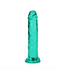 RealRock Turquoise 14.5 cm Flexible Suction Cup Dildo for Ultimate Pleasure