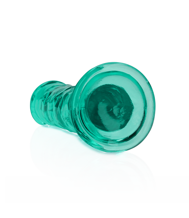 RealRock Turquoise 14.5 cm Flexible Suction Cup Dildo for Ultimate Pleasure