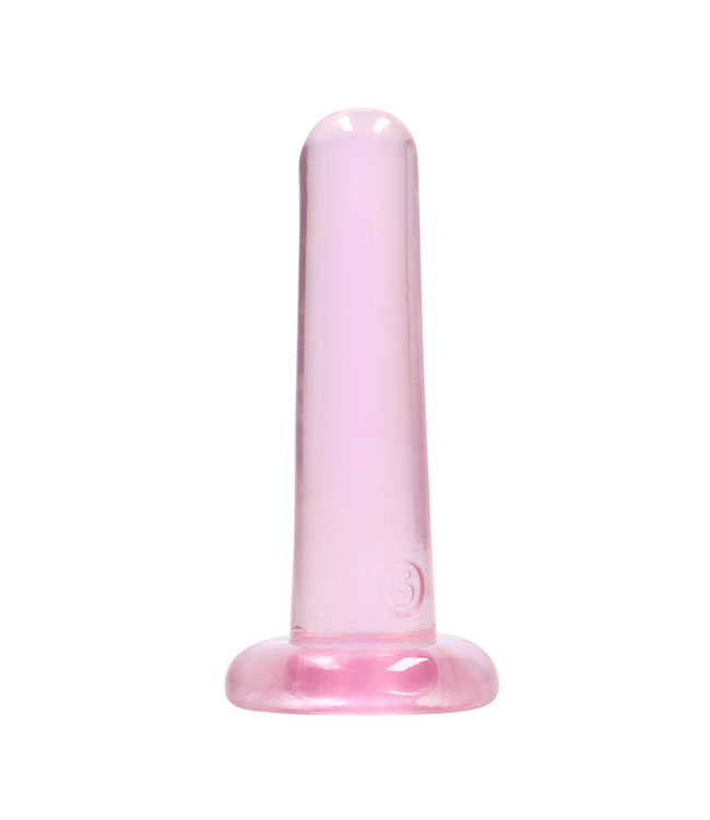 RealRock REALROCK Kristallklarer Dildo 13,5 cm – Vielseitig, sicher, saugnapfkompatibel