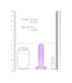 RealRock RealRock Crystal Clear Non-Realistic Dildo 13.5cm with Suction Cup