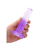 RealRock REALROCK Crystal Clear Dildo 13,5 cm Paars Met Zuignap En Harnasoptie