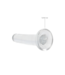 RealRock REALROCK Kristallklarer Dildo mit Saugnapf, 13,5 cm, TPE, phthalatfrei