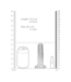 RealRock REALROCK Kristallklarer Dildo mit Saugnapf, 13,5 cm, TPE, phthalatfrei