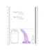 RealRock REALROCK Lila Dildo 12 cm – Phthalatfrei, Saugnapf, Vielseitiger Genuss