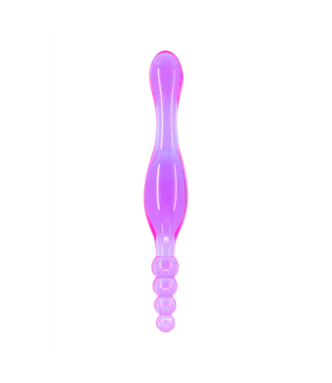 Seven Creations Dubbelzijdige Jelly Anale Kralen & Butt Plug 2 cm Met Glad PVC Materiaal