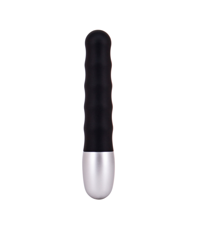 Seven Creations Discreet Silky Soft Ribbed Mini Vibrator - Compact & Travel-Friendly