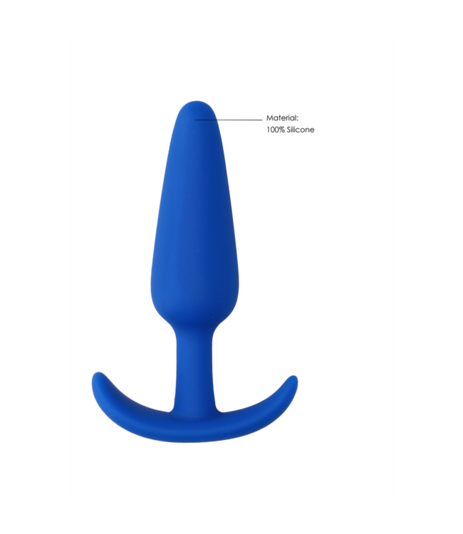 Shots Toys Silicone Flexibele Butt Plug 8,3 cm Met Ergonomische Handgreep Voor Beginners