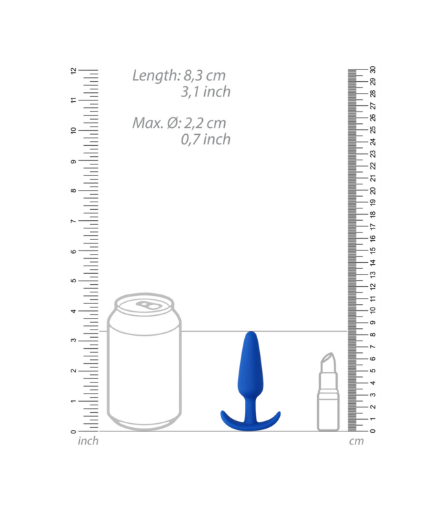 Shots Toys Slim Beginner Butt Plug 8.3 cm - Comfortable and Safe Anal Pleasure