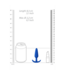 Shots Toys Schlanker Einsteiger-Analplug 8,3 cm – Komfortable Stimulation aus Silikon