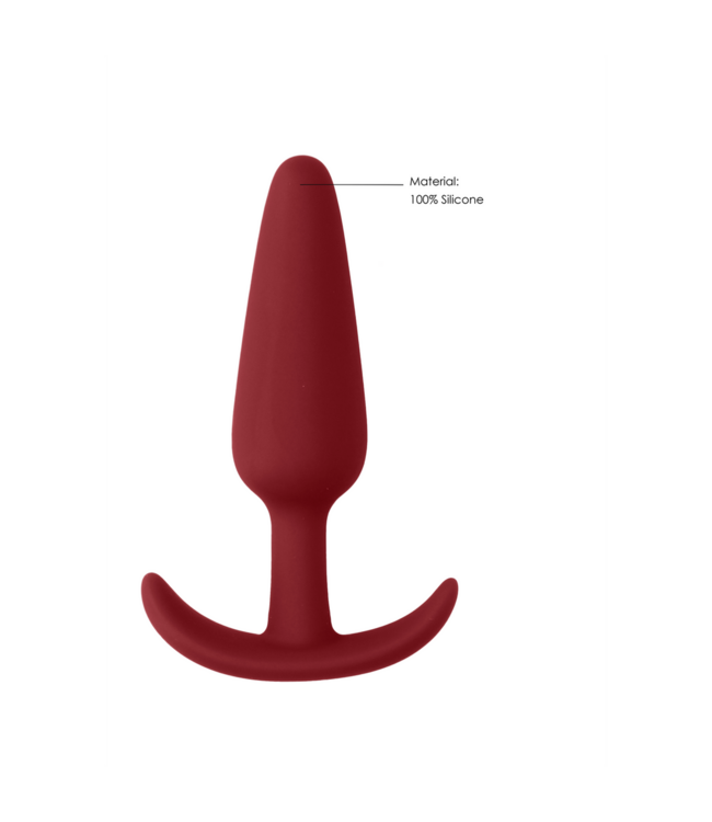 Shots Toys Slim Beginner Butt Plug - Soft Medical-Grade Silicone, 8.3 cm