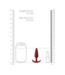 Shots Toys Medische Siliconen Buttplug 8,3 cm Met Flexibele Handgreep Voor Beginners