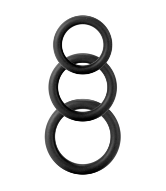 Shots Toys Super Stretchable Twiddle Rings - 3 Sizes for Enhanced Pleasure