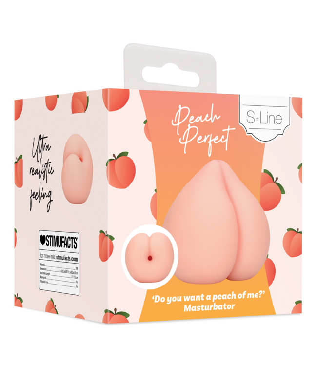 S-Line by Shots Ultimate Peach Masturbator – Soft TPE for Unrivaled Pleasure