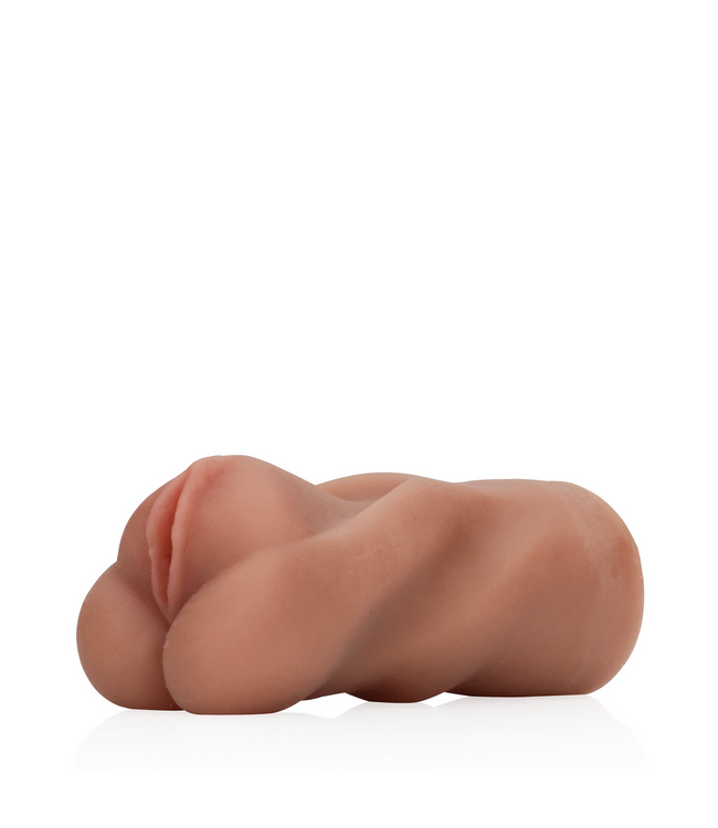 S-Line by Shots Realistische Tan Pussy Masturbator Sleeve Van TPR - Waterdicht & Veilig