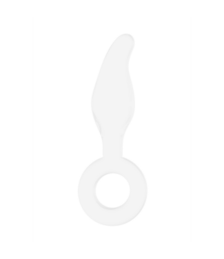 Chrystalino Chrystalino Borosilicaat Glazen Dildo 17 cm Met Ring Voor Temperatuursensatie