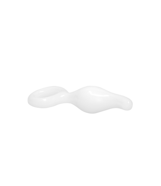Chrystalino Chrystalino Borosilicaat Glazen Dildo 17 cm Met Ring Voor Temperatuursensatie