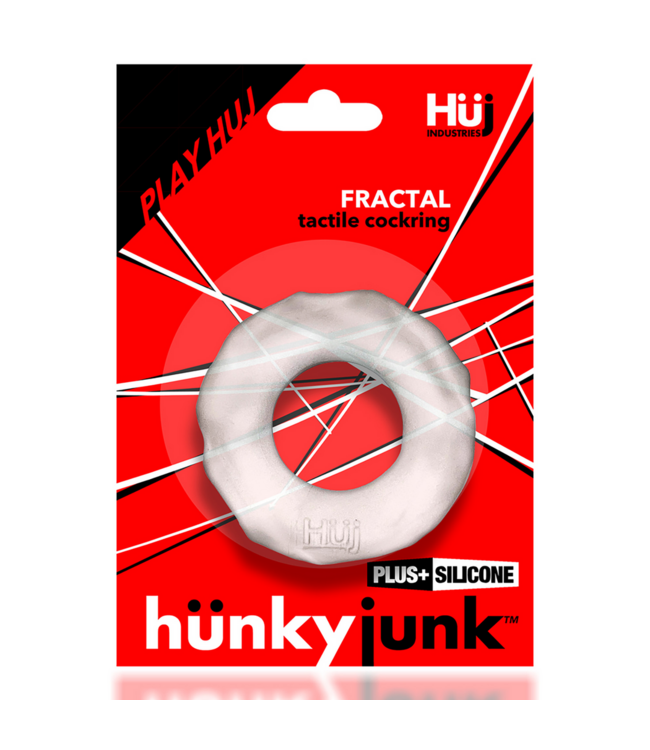 Hunkyjunk Plus+SILICONE Cockring Met Stevige Grip En Fluweelzachte Afwerking
