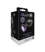 Ouch! Stylish Heart-Shaped Aluminium Butt Plug with Jewel – Gunmetal Purple